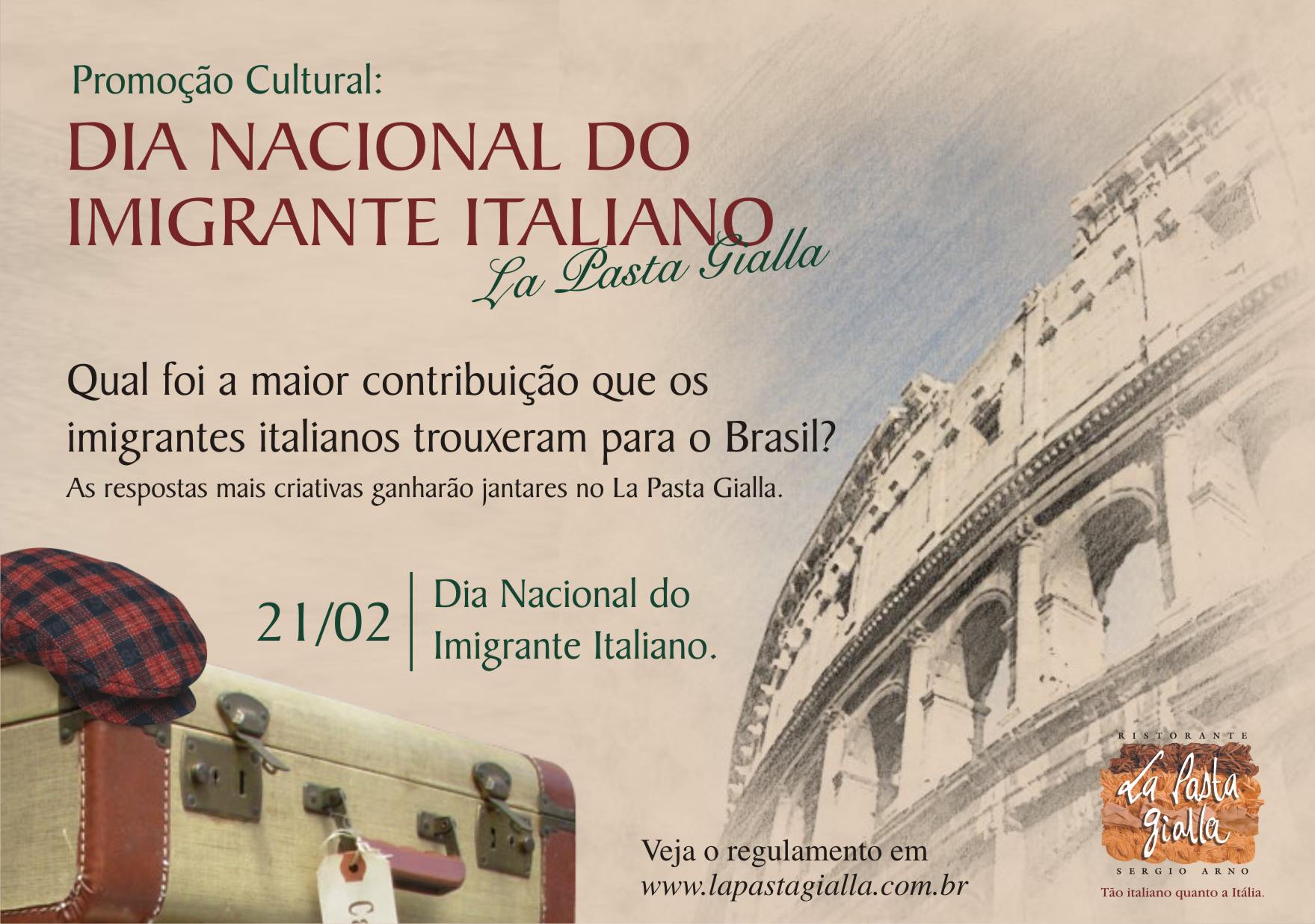 Dia Nacional do Imigrante Italiano